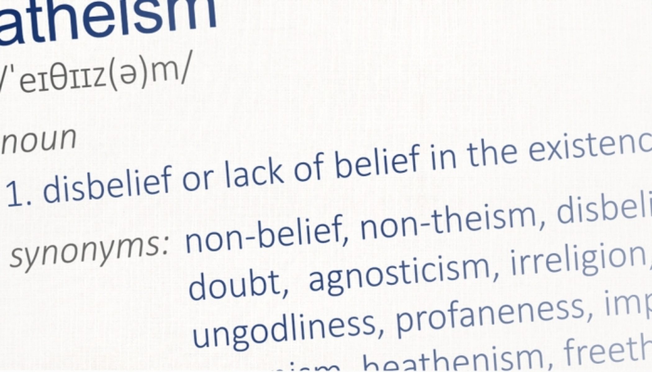 Atheism